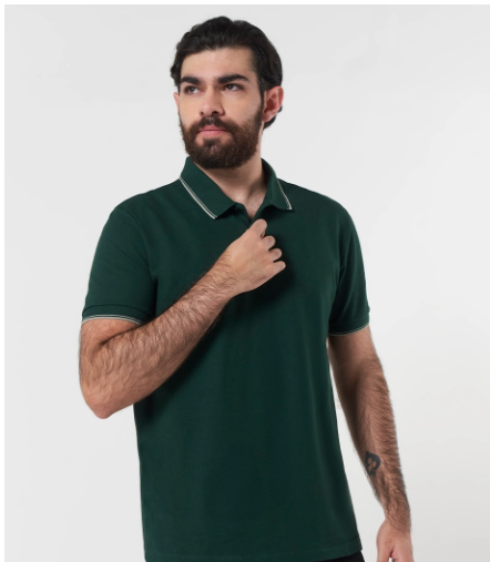 Camiseta polo verde